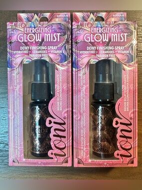 Ioni 2pc VEIL OF ALLURE Energizing Glow Mist ~Dewy Finishing Spray~ Ceramides